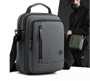 Nouveau Polyester hommes sac à bandoulière mode décontracté sac à bandoulière de poche Sports de plein air Vertical carré Style garçon sac - Product Image 1