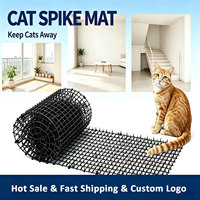 Tapis anti-chats à picots solides en plastique PP, filet dissuasif pour empêcher les chats d'accéder au canapé, aux escaliers, au balcon, accessoires OEM en gros
