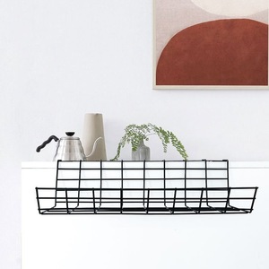 Thép tuốc nơ vít treo lưu trữ giá Bàn máy tính dây cáp kim loại lưu trữ giỏ giá văn phòng tổ chức kệ đơn vị bảng - Product Image 1