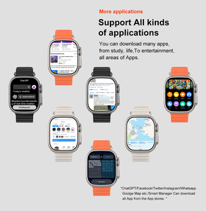 Reloj Inteligente con Pantalla AMOLED HD Cuadrada de 2.04 Pulgadas, Monitoreo de Salud, Frecuencia Cardíaca, Modo Multi-Deporte, Brújula, Función NFC, Resistente al Agua - Product Image 5