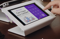 Support de bureau mécanique en métal pour tablette, compatible avec iPad