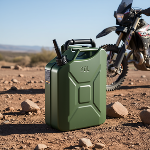 Bidón de Combustible Metálico Vevor de 20L con Asa Ergonómica, a Prueba de Fugas y Resistente a la Corrosión para Motocicleta, ATV, UTV, Verde - Product Image 2