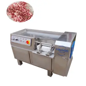 Commercial frozen meat cube cutting machine shredder meat grinders meat dicer chicken cutting equipment