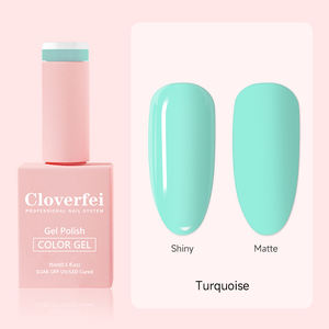 Suministros para Uñas para Profesionales Cloverfei, Suministros de Gel de Color de Verano, 15 ml, Juego de Esmalte de Uñas de Gel de Alta Calidad - Product Image 3