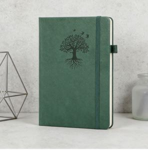 Carnet de notes/agenda A5 A6 B5 2026 en cuir PU à couverture rigide avec bande élastique - Product Image 3