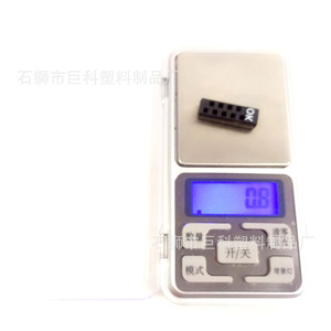 Square Hollow Black Drawcord End For Garment With 3.98Mm Hole Diameter JK11 - Product Image 2