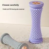 Rodillo de Espuma para Yoga, Rueda para Fascitis Plantar, Relajación Muscular de Piernas, Entrenador de Fitness, Rodillo de Masaje para Arco de la Pata