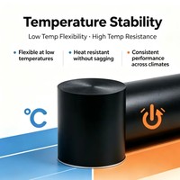 Scellant Butyle Thermofusible Écologique pour l'Étanchéité des Portes/Fenêtres, Barre d'Espacement en Aluminium, Adhérence Exceptionnelle et Durable