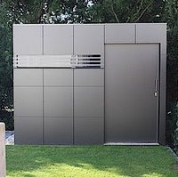 Panneau composite ignifugé feuille de revêtement mural extérieur en bois
