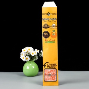 Custom long baguette <b>bread</b> <b>bags</b>, kraft paper baking food packaging, coated oil-proof caterpillar <b>bags</b> - Product Image 1