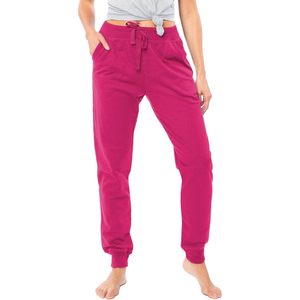 FOXA Pantalon de jogging pour femme en coton tricoté avec cordon de serrage, taille mi-haute, respirant, décontracté - Product Image 2