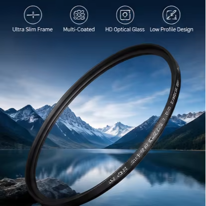 GIAI Hot Ultra Slim Aluminum Camera UV Filter HD Optical Glass Multi Coated Antifog Lens Protector 49 105mm for DSLR Photography