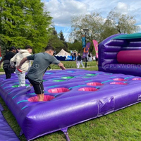 Nouvel obstacle gonflable pour course à pied, le défi de la merveille pour un plaisir en équipe en toute sécurité