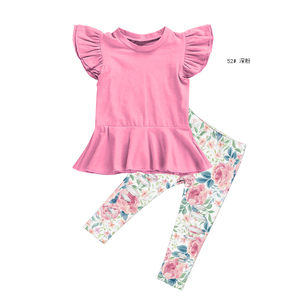 Children <strong>Clothing</strong> 2023 Toddler Clothes Girl Set Summer <strong>St</strong> <strong>Patricks</strong> <strong>Day</strong> Festival Outfit Boutique Shirt and Rip Pants Set for Kids - Product Image 3