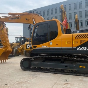 Excavadora Hyundai 220-9 210 de 22 toneladas, usada, 95% nueva, de segunda mano, gran rendimiento, pocas horas, EPA/CE, en venta - Product Image 1