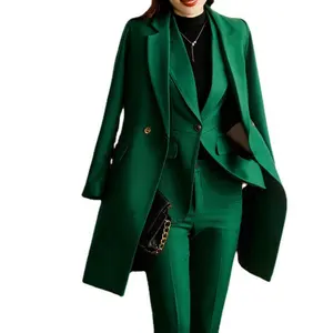RITA New Arrival Women'S Formal Regular Fit Button Elegant Slim Business Women Windbreaker Suits