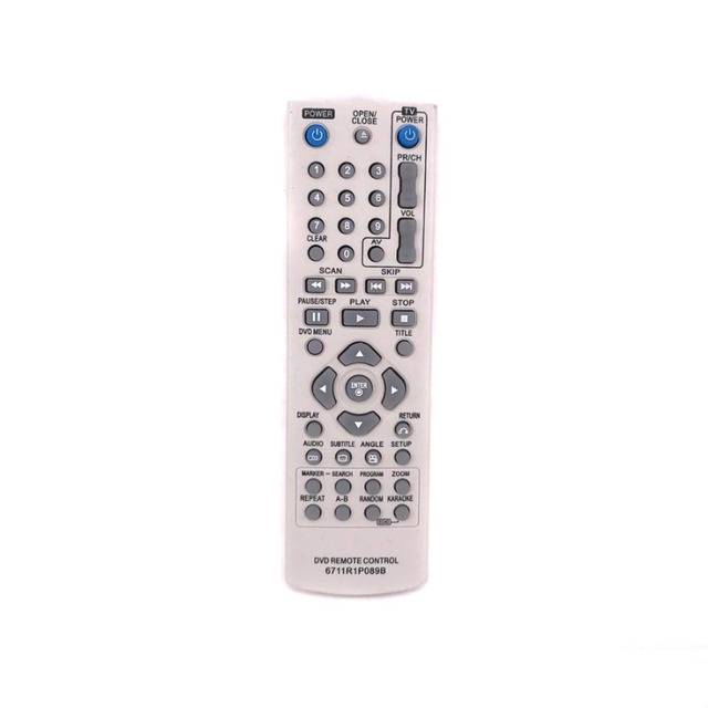 General Replacement Remote Control Compatible With 6711R1P089B Fit for LG DVD