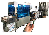 Ligne de production pneumatique de remplissage et de bouchage de boissons gazeuses de 5 ml à 300 ml