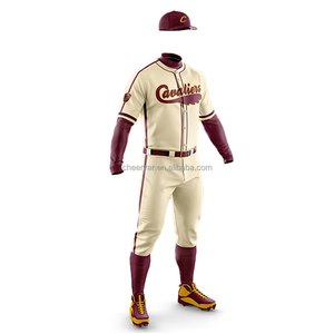 Sublimation Baseball Wear Polyester Baseball Jersey Benutzer definierte Sublimation Baseball Trikots - Product Image 3