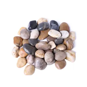 Rock Yellow Tumbled Pebbles Stone Multi Size High Quality Natural Pebble Rock From Factory Price