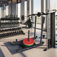 Équipement d'entraînement de fitness en fer de style moderne, salle de musculation, bancs et supports d'exercice