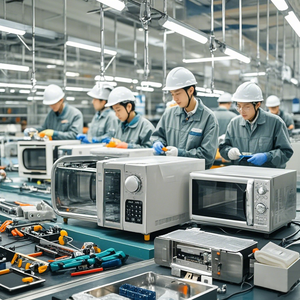 Hornos Microondas Automáticos Premium Huazhe, Línea de Producción de Vanguardia, 380V 750W, Alta Eficiencia, Nuevo - Product Image 5