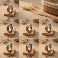 Bague Tizti pour homme en carbure de tungstène avec incrustation en bois d'antilope naturel et flèche, ajustement confortable, pour mariage et fiançailles