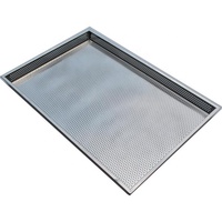 Plateau de cuisson perforé en acier inoxydable 304, plaque de cuisson en aluminium, plateau perforé en acier inoxydable pour la cuisson au four et le séchage