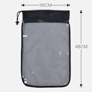 PVC Diving Mesh Bag 0.3mm Thickness <b>Drawstring</b> Swim Bag For Swimming And Water Sports Children And Adults - Product Image 4