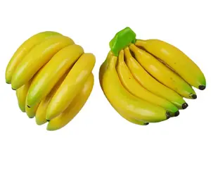 Tavolo da cucina per la casa decorazione per feste a casa frutta artificiale realistica mazzo di banane finte per centrotavola per eventi di festa