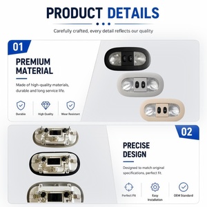 Lámpara de lectura de techo 7L3Z-18519A70-BA 7L3Z-18519A70-BC compatible con Ford F150 <span class=keywords><strong>Lincoln</strong></span> <span class=keywords><strong>Mark</strong></span> <span class=keywords><strong>LT</strong></span> 2006-2008, interruptor de techo solar - Product Image 5