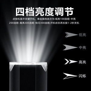 ไฟหน้าจักรยานยี่ห้อ Yueli 1000Lm LED อลูมิเนียมอัลลอยด์ กันน้ำ IPX5 ชาร์จไฟได้ สำหรับปั่นจักรยานกลางแจ้ง - Product Image 2