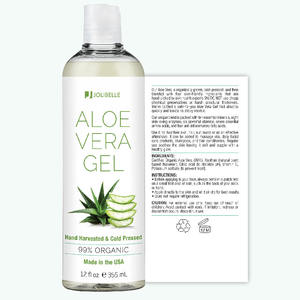 Gel d'Aloe Vera de marque privé<span class=keywords><strong>e</strong></span> pour le visage, la peau, les cheveux et le soulagement des coups de soleil Gel éclaircissant végétalien 99% pur - Product Image 2
