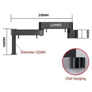 Brazo de Soporte para Microscopio de 32/24 mm Soporte Universal Giratorio para Microscopio Estereoscópico Trinocular Cámara de Video HD USB para Reparación de Teléfonos - Product Image 1