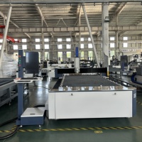 Machine de découpe laser fibre CNC Utools pour tubes carrés et ronds en métal, 1500W, 2000W, 3000W, découpeuse laser pour tôles et tubes