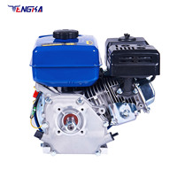 Moteur à essence monocylindre 4 temps 5,5 CV refroidi par air Tengka certifié CE EPA Tier 1, démarrage au pied, 163 cm³, facile à utiliser pour la ferme et les bateaux