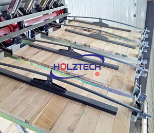 Máquina neumática rotativa de 6 filas, tablero de madera de 2,5 M, portador de abrazadera, máquina de ensamblaje, casquete de tapa de ataúd - Product Image 3