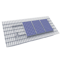 Crochets de fixation rapide pour toiture en tuiles, système de montage solaire en acier inoxydable, supports de structure pour toits inclinés, garantie 25 ans, résistance au vent 60 m/s