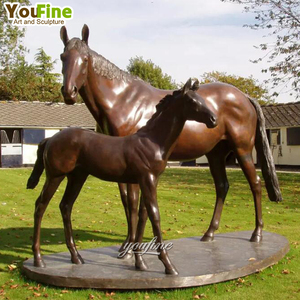 Tamaño personalizado al aire libre City Park Estatuas <span class=keywords><strong>de</strong></span> bronce <span class=keywords><strong>de</strong></span> caballos Escultura comercial - Product Image 2