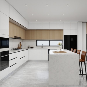 VC Maison Fabricant <span class=keywords><strong>Design</strong></span> Moderne Armoire de Cuisine en U <span class=keywords><strong>Meuble</strong></span> pour <span class=keywords><strong>Micro</strong></span>-ondes Armoire de Cuisine de Luxe en Bois Armoire en Bois - Product Image 6