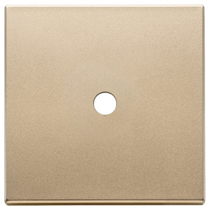 จานกลมสีทองซาติน 2Mx1 สำหรับปลั๊กและเต้ารับ - Product Image 1