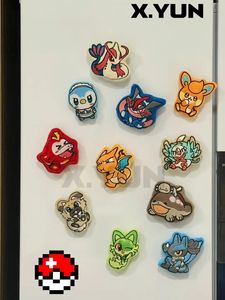 <span class=keywords><strong>Caja</strong></span> Sorpresa de Peluches Pokémon al por Mayor, Imán de Nevera de Doble Uso de 58mm, Llavero, Colgante de Cuero Eevee Gengar, Decoración Kawaii - Product Image 2