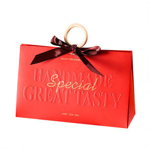 Bolsa de Regalo de Papel Plegable para Boda, Diseño Boutique con Lazo Exquisito, para Ocasiones Festivas, Fabricante Profesional - Product Image 5