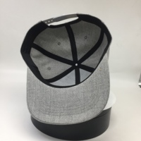 Casquette Snapback OEM Tendance avec Patch Tissé Personnalisé Broderie Plate 3D Hip Hop Sport Plein Air Unisexe 100% Coton Bicolore Imprimée à Visière Plate
