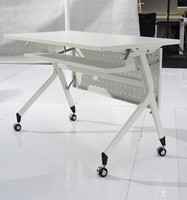 Greatway Bureau moderne portable Bureau d'ordinateur pliable École mobile pliable Table de salle de conférence et de formation