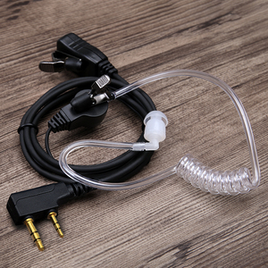 Tai nghe ống âm thanh hai chiều có micro PTT, kiểu K 2 chân, dành cho máy bộ đàm Baofeng và Kenwood - Product Image 5