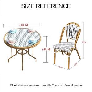 Hete Verkoop Duurzame Moderne Franse Stijl Gemengde Rotan Weven Tuinmeubelen Voor Buitenterrassen En Eetgedeeltes - Product Image 6