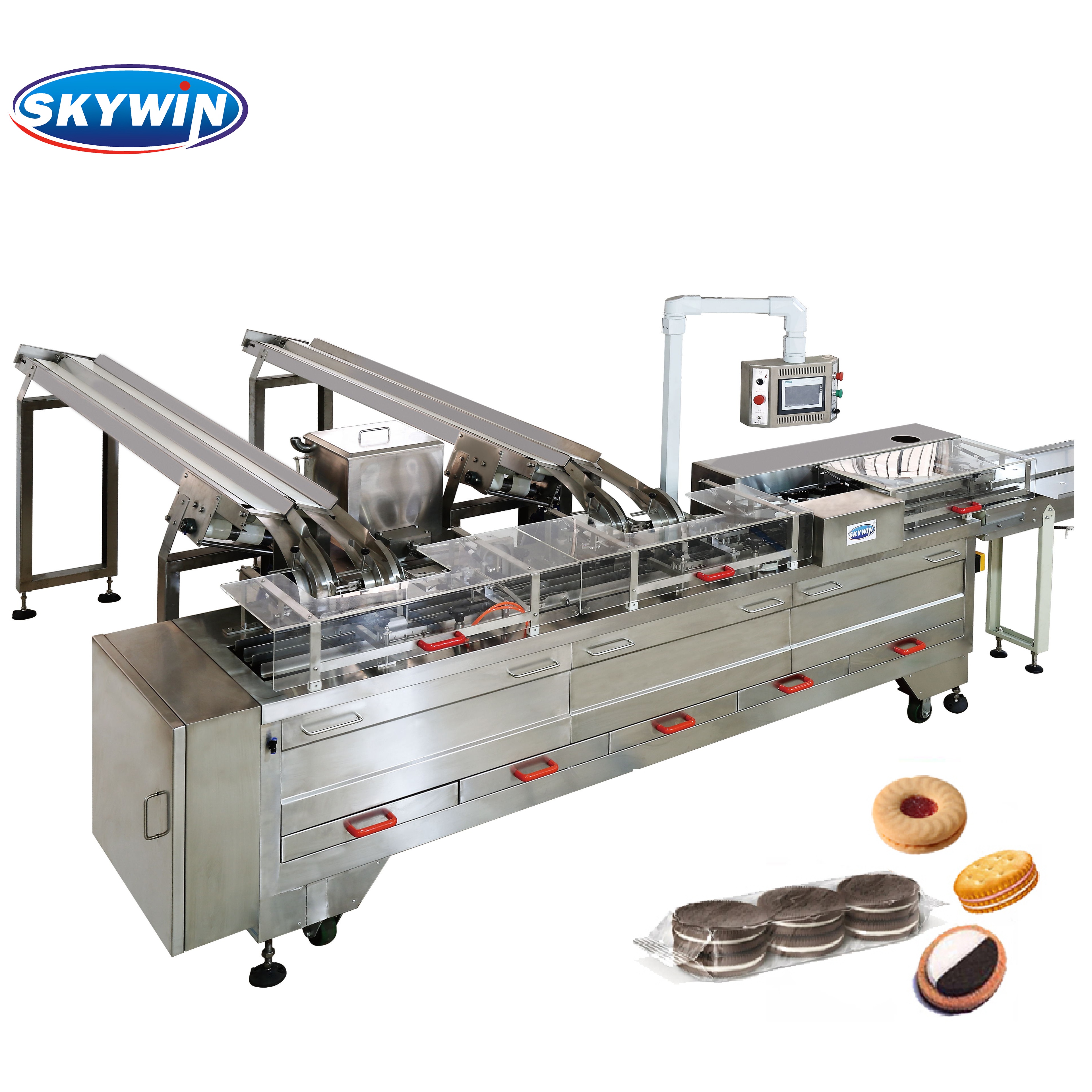 Food Industry Biscuit Making Machine Chocolate Cream Sandwich Machine