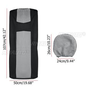 Housses de siège avant de voiture 2 places pour Ford F-150 avec ceinture de sécurité intégrée, housse de siège en tissu, housse de coussin de siège 2004 2005 2006 2007 2008 - Product Image 3