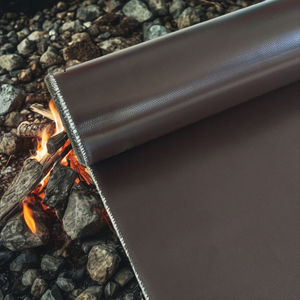 도매 사용자 정의 내화 유리 섬유 직물/천 내화 실리콘 고무 코팅 다양한 응용 프로그램 - Product Image 1